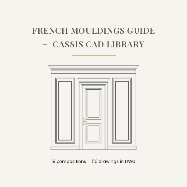 French Mouldings Guide and CASSIS CAD Library cover